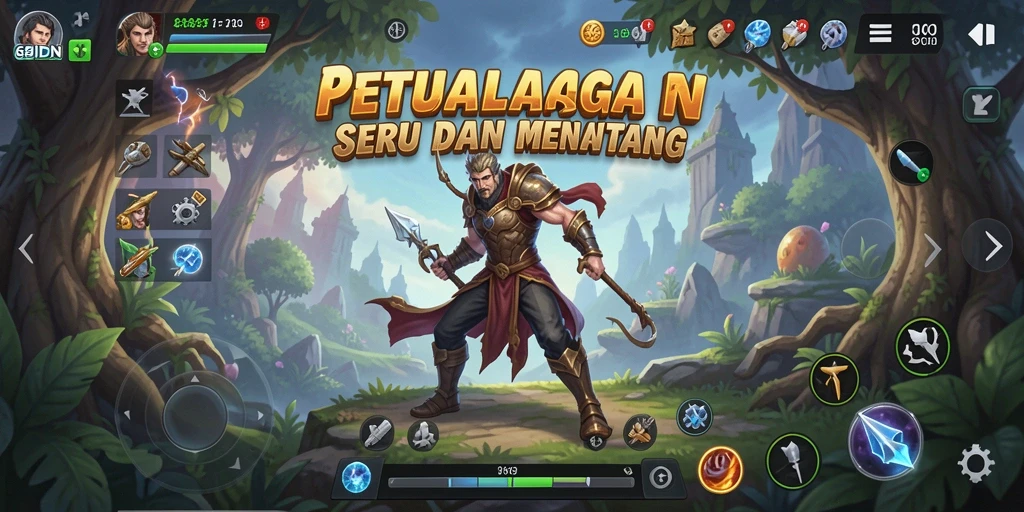 Tangkapan layar permainan 68IDN yang menampilkan aksi petualangan seru.