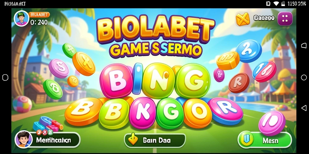 Tampilan gameplay Bingo yang seru di BIOLABET.