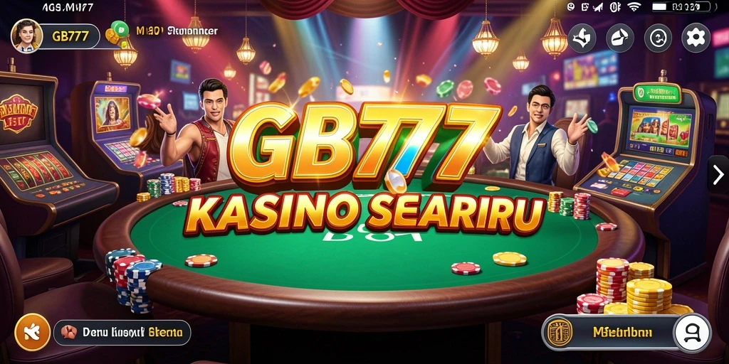 Tampilan menarik dari gameplay Kasino di GB777.