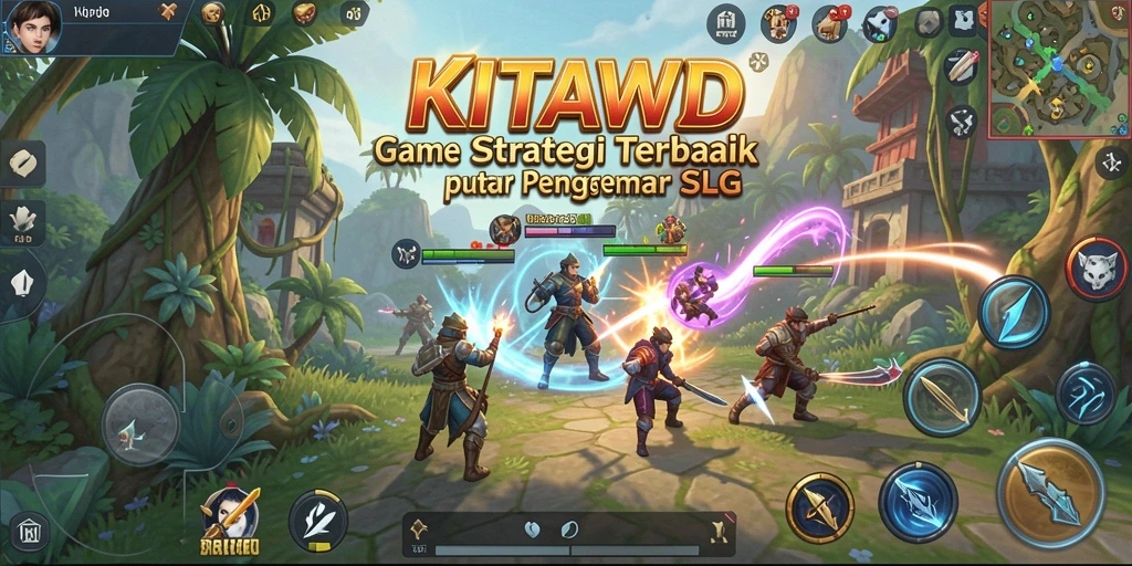 Tampilan gameplay seru dari KITAWD dalam dunia SLG.