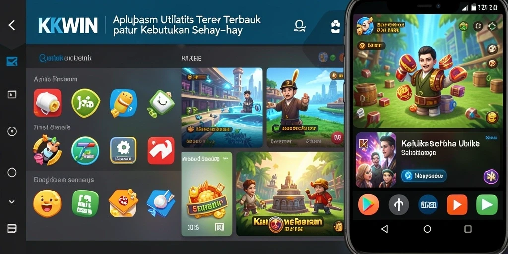 Tampilan antarmuka KKWIN yang sederhana dan efektif.