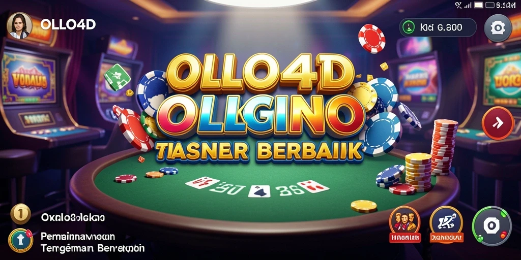 Tangkapan layar OLLO4D menampilkan aksi seru permainan Kasino.