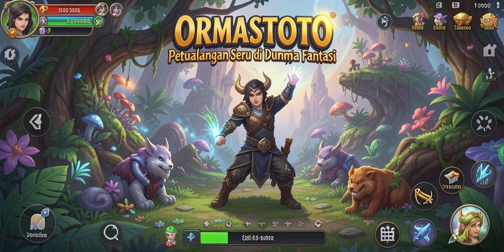 Tampilan gameplay ORMASTOTO yang menegangkan dan penuh aksi.