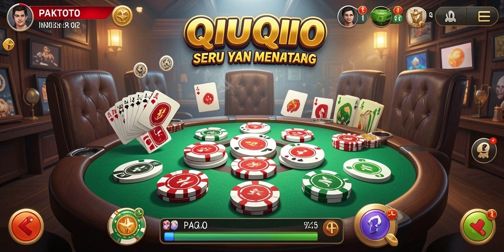 Tampilan gameplay QiuQiu yang seru di PAKTOTO.