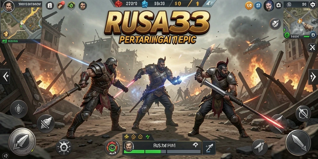 Tampilan mendalam dari karakter saat bertarung dalam RUSA33.