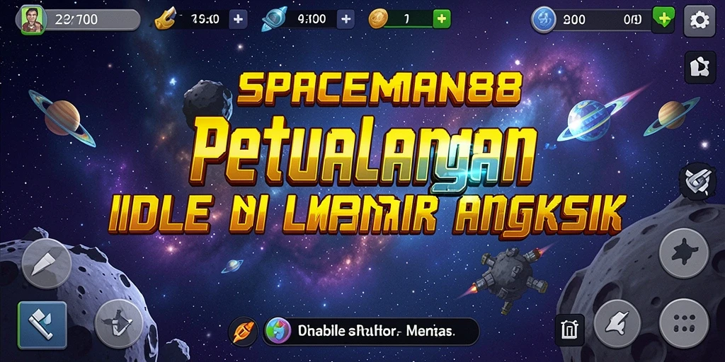 Tampilan gameplay menarik dari SPACEMAN88 saat menjelajahi luar angkasa.