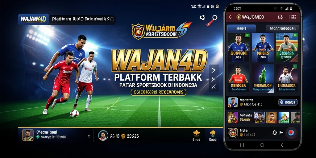 Screenshot gameplay WAJAN4D menunjukkan berbagai pilihan taruhan olahraga.