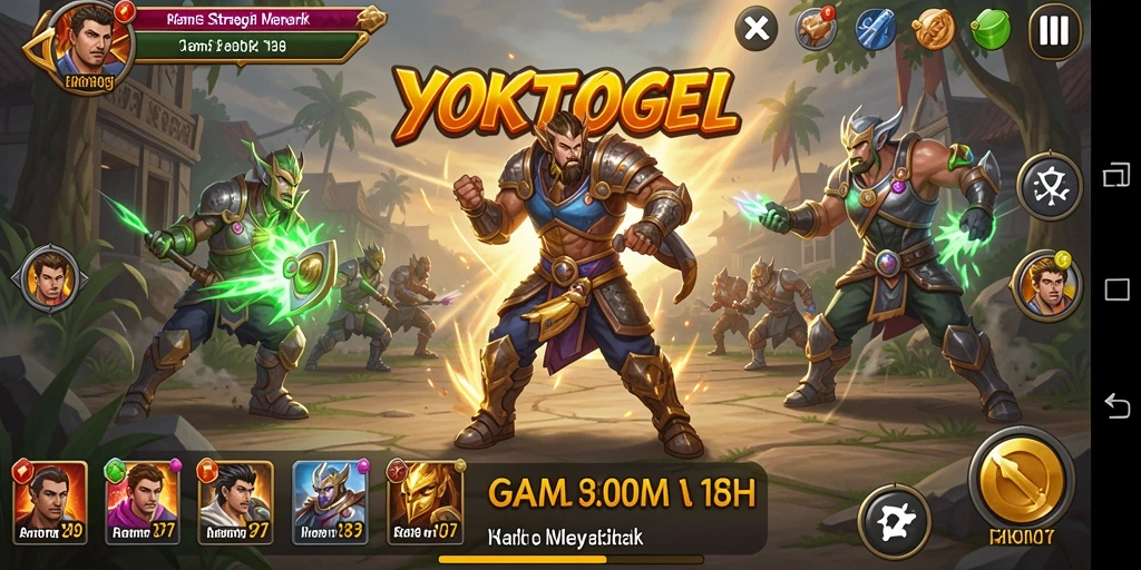 Screenshot gameplay YOKTOGEL menampilkan strategi yang mendebarkan.